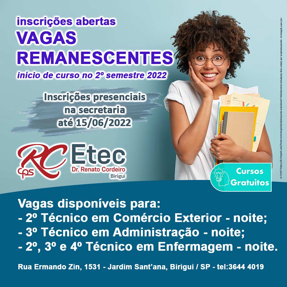 Vagas Remanescentes 2ºsem 2022 8570